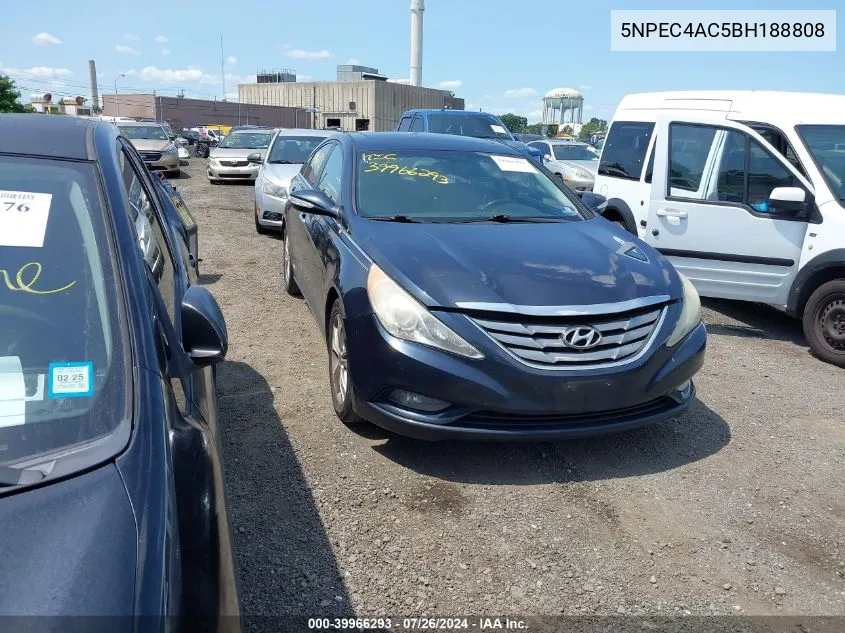 2011 Hyundai Sonata Limited VIN: 5NPEC4AC5BH188808 Lot: 39966293