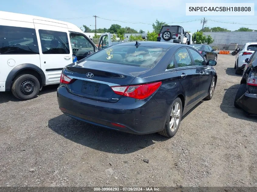 5NPEC4AC5BH188808 2011 Hyundai Sonata Limited