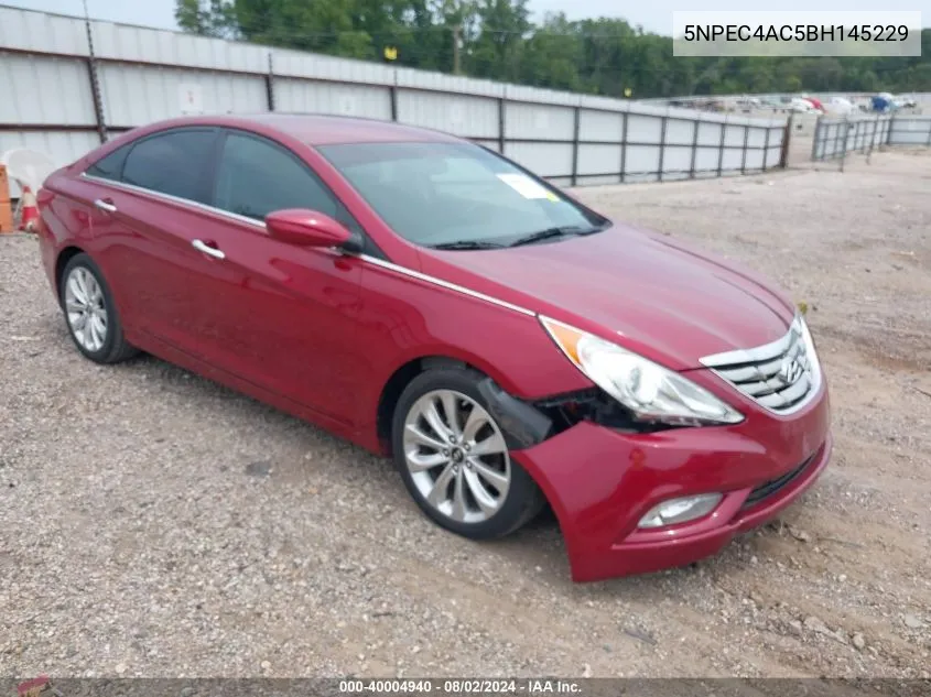 5NPEC4AC5BH145229 2011 Hyundai Sonata Se