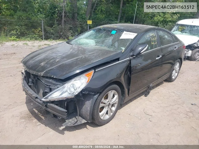 2011 Hyundai Sonata Limited VIN: 5NPEC4AC2BH163512 Lot: 40020479