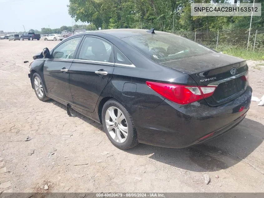 2011 Hyundai Sonata Limited VIN: 5NPEC4AC2BH163512 Lot: 40020479