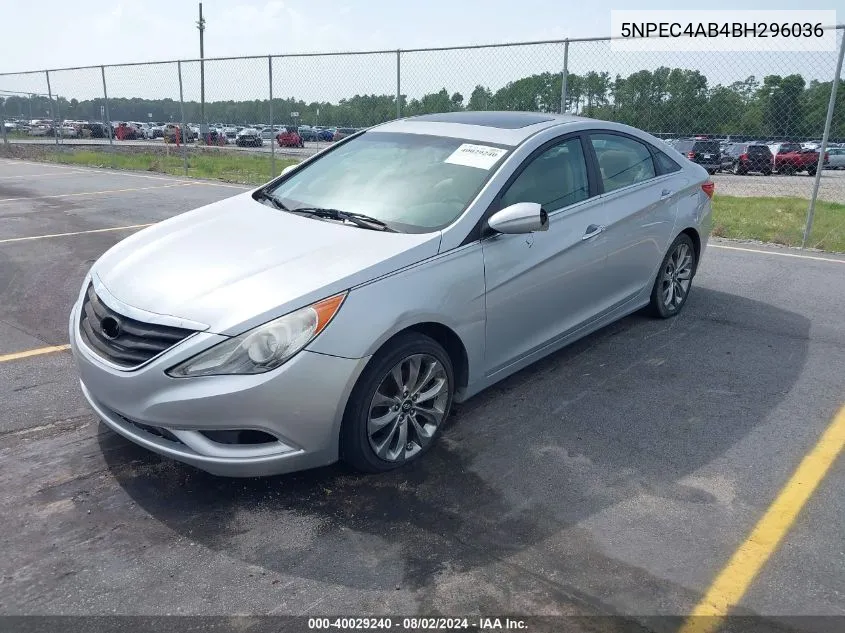 5NPEC4AB4BH296036 2011 Hyundai Sonata Limited 2.0T