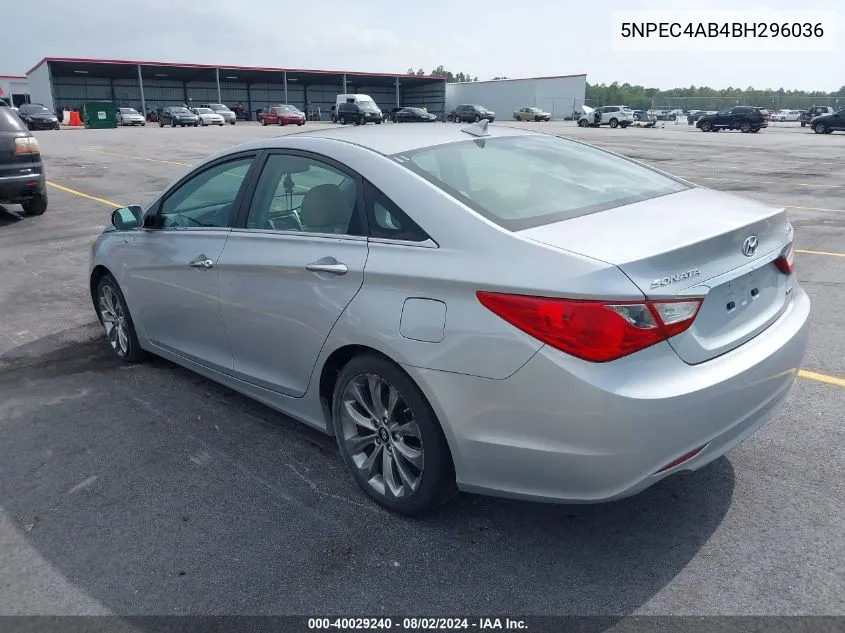 5NPEC4AB4BH296036 2011 Hyundai Sonata Limited 2.0T