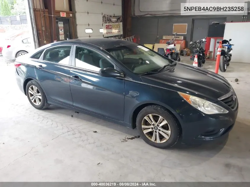 5NPEB4AC9BH235258 2011 Hyundai Sonata Gls