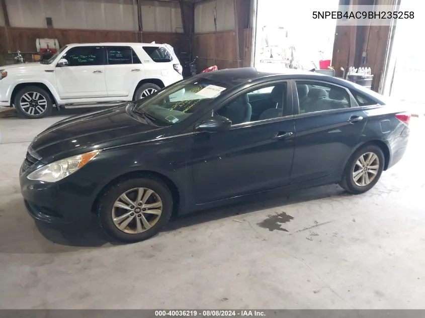 2011 Hyundai Sonata Gls VIN: 5NPEB4AC9BH235258 Lot: 40036219