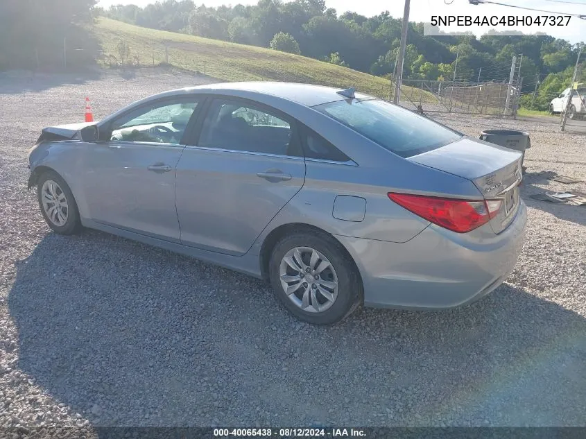 5NPEB4AC4BH047327 2011 Hyundai Sonata Gls