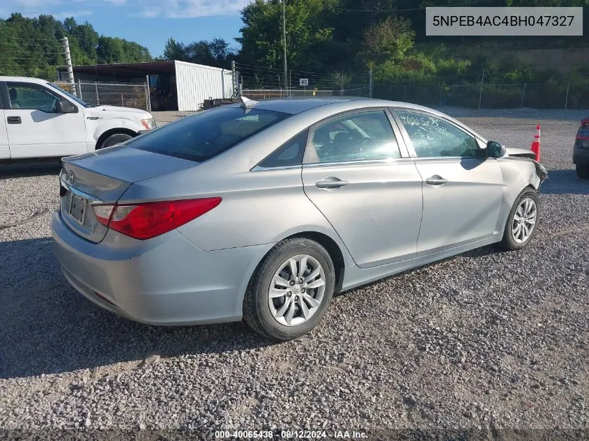 5NPEB4AC4BH047327 2011 Hyundai Sonata Gls