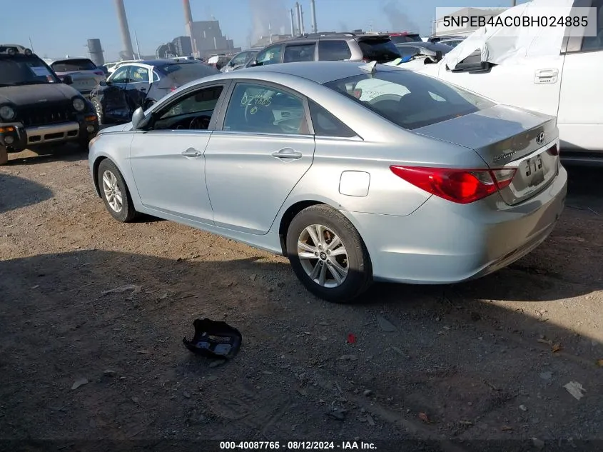 5NPEB4AC0BH024885 2011 Hyundai Sonata Gls