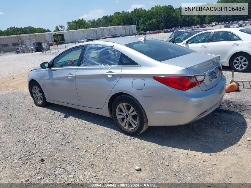 2011 Hyundai Sonata Gls VIN: 5NPEB4AC9BH106484 Lot: 40096042