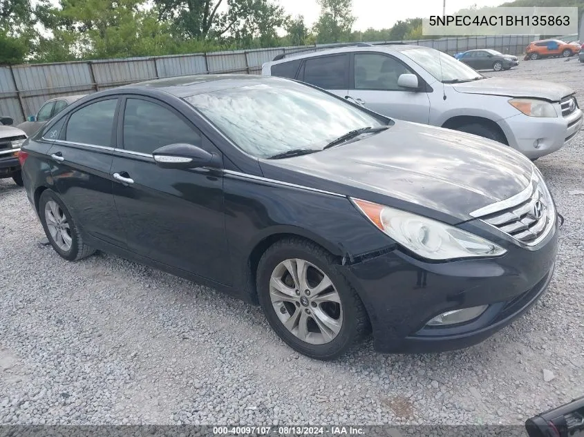 2011 Hyundai Sonata Limited VIN: 5NPEC4AC1BH135863 Lot: 40097107