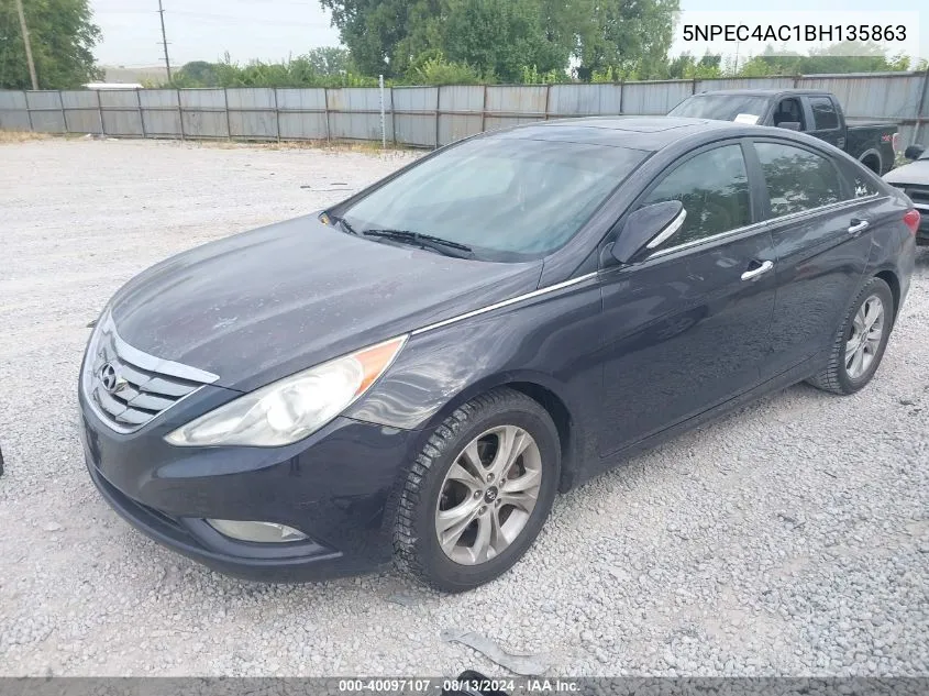 2011 Hyundai Sonata Limited VIN: 5NPEC4AC1BH135863 Lot: 40097107