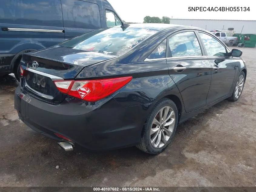 2011 Hyundai Sonata Se VIN: 5NPEC4AC4BH055134 Lot: 40107682