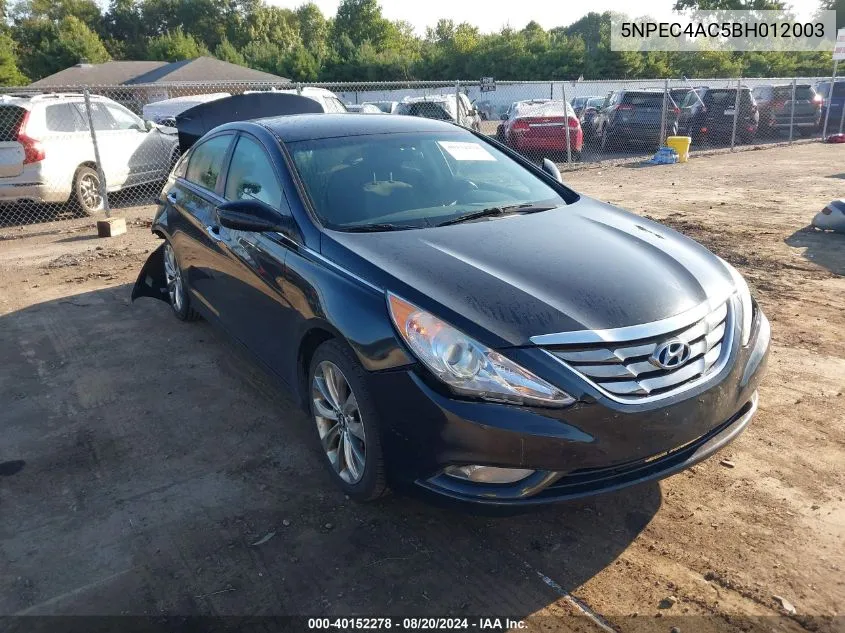 2011 Hyundai Sonata Se/Limited VIN: 5NPEC4AC5BH012003 Lot: 40152278