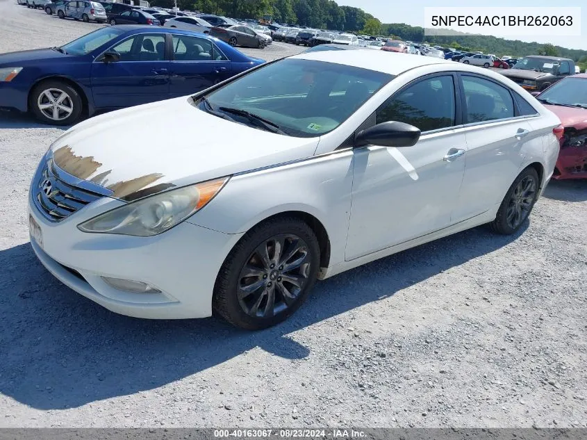 2011 Hyundai Sonata Se/Limited VIN: 5NPEC4AC1BH262063 Lot: 40163067