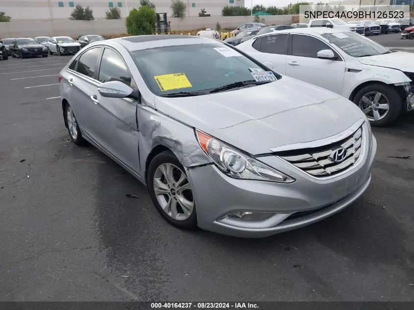 2011 Hyundai Sonata Limited VIN: 5NPEC4AC9BH126523 Lot: 40164237