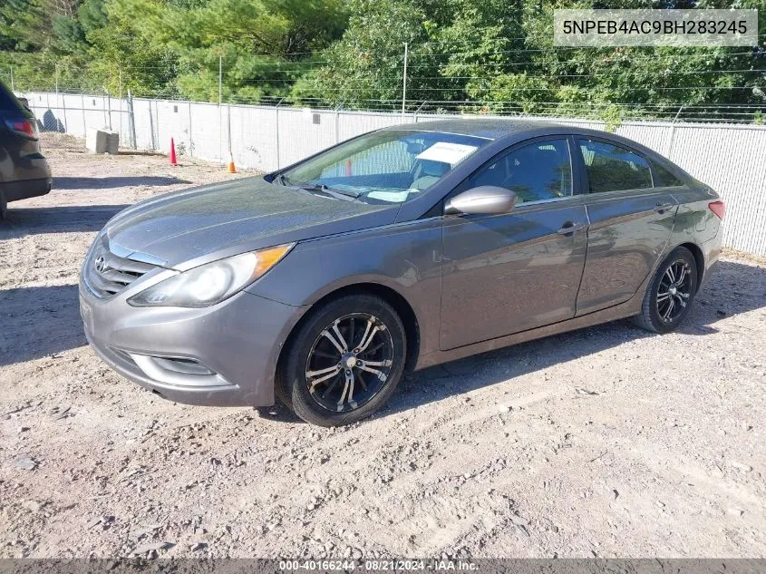 2011 Hyundai Sonata Gls VIN: 5NPEB4AC9BH283245 Lot: 40166244