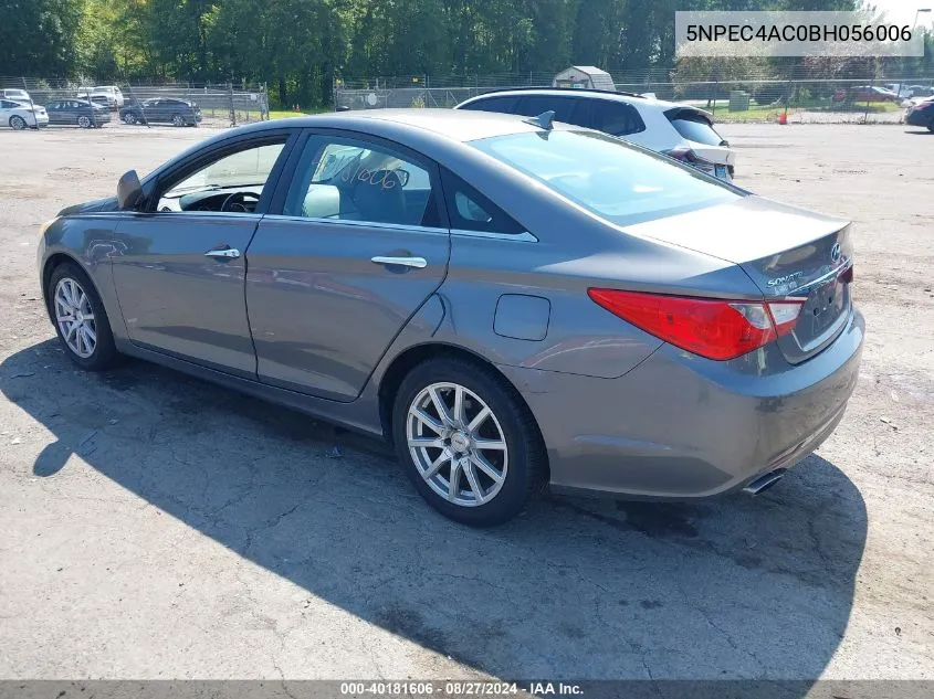 2011 Hyundai Sonata Se VIN: 5NPEC4AC0BH056006 Lot: 40181606