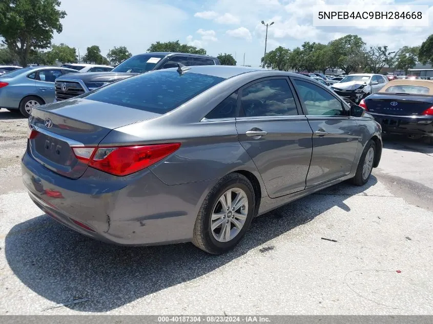 2011 Hyundai Sonata Gls VIN: 5NPEB4AC9BH284668 Lot: 40187304