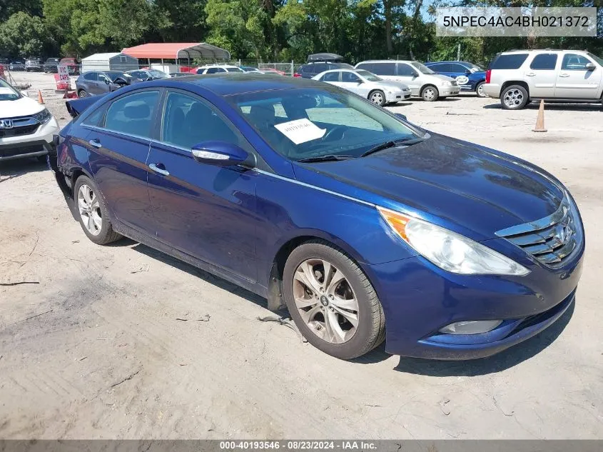 2011 Hyundai Sonata Limited VIN: 5NPEC4AC4BH021372 Lot: 40193546