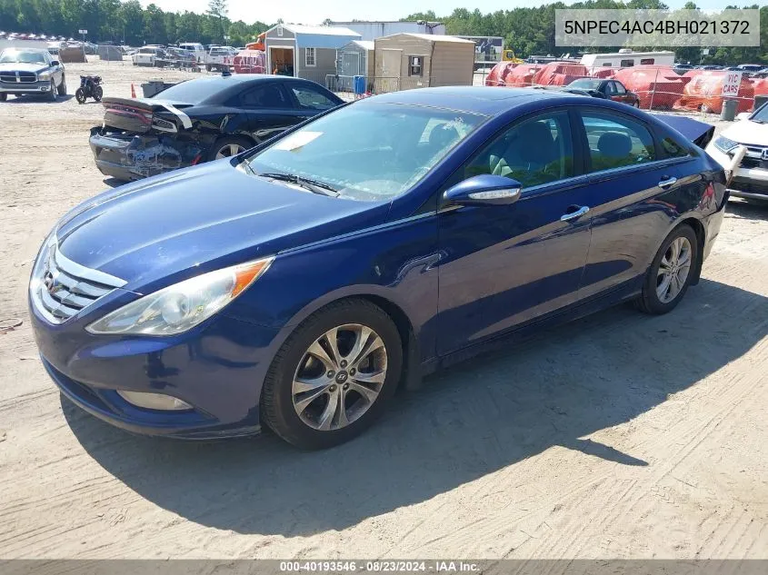 2011 Hyundai Sonata Limited VIN: 5NPEC4AC4BH021372 Lot: 40193546