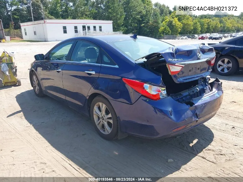 5NPEC4AC4BH021372 2011 Hyundai Sonata Limited