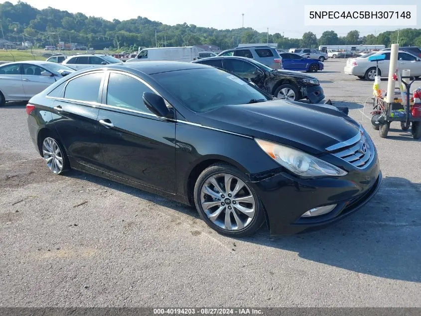 2011 Hyundai Sonata Se VIN: 5NPEC4AC5BH307148 Lot: 40194203