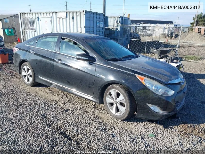 KMHEC4A44BA002817 2011 Hyundai Sonata Hybrid