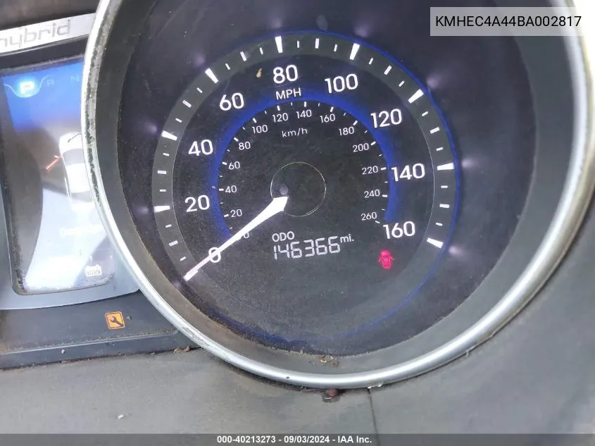 KMHEC4A44BA002817 2011 Hyundai Sonata Hybrid