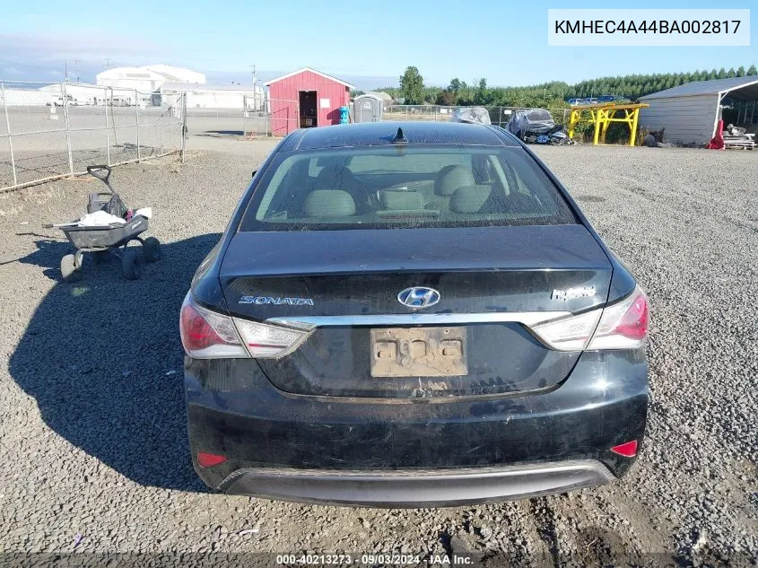 2011 Hyundai Sonata Hybrid VIN: KMHEC4A44BA002817 Lot: 40213273