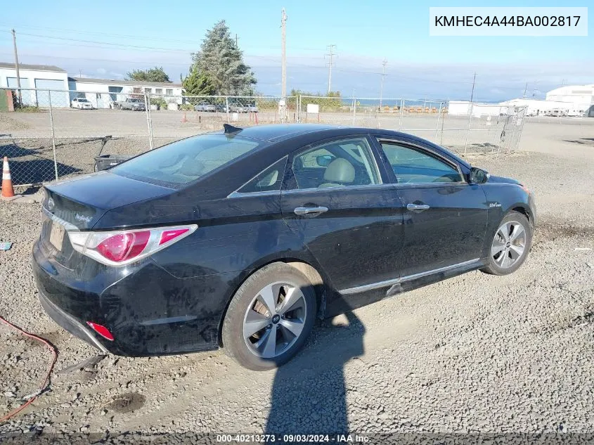 KMHEC4A44BA002817 2011 Hyundai Sonata Hybrid