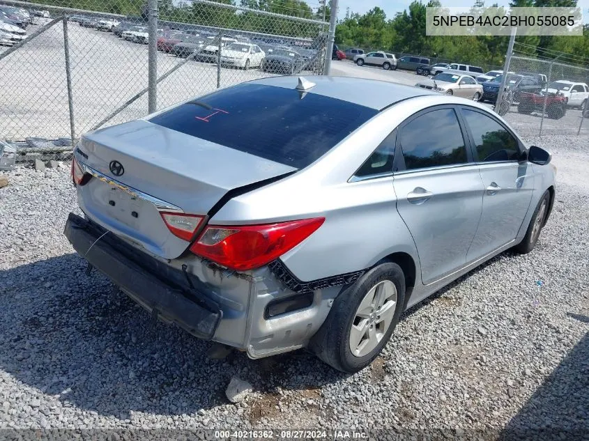 5NPEB4AC2BH055085 2011 Hyundai Sonata Gls