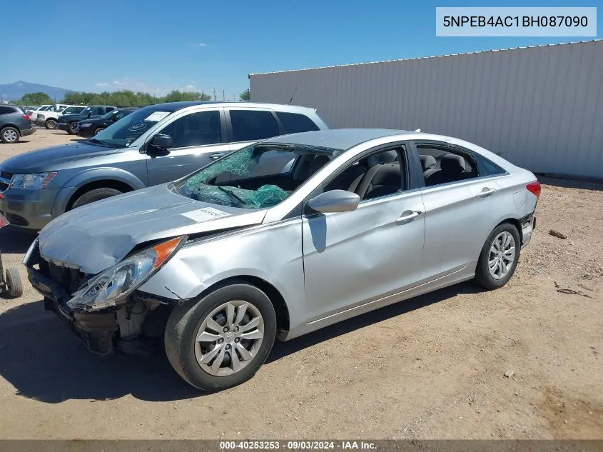 2011 Hyundai Sonata Gls VIN: 5NPEB4AC1BH087090 Lot: 40253253