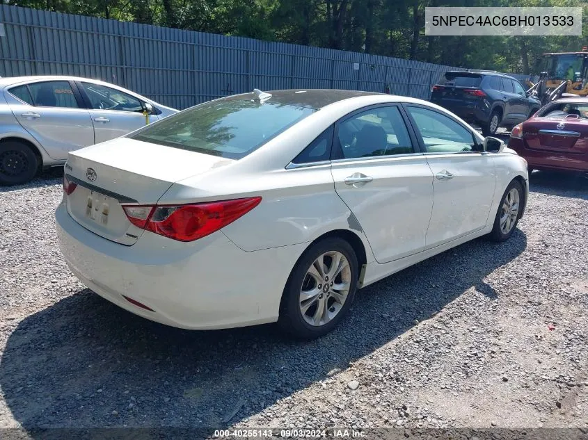 2011 Hyundai Sonata Limited VIN: 5NPEC4AC6BH013533 Lot: 40255143