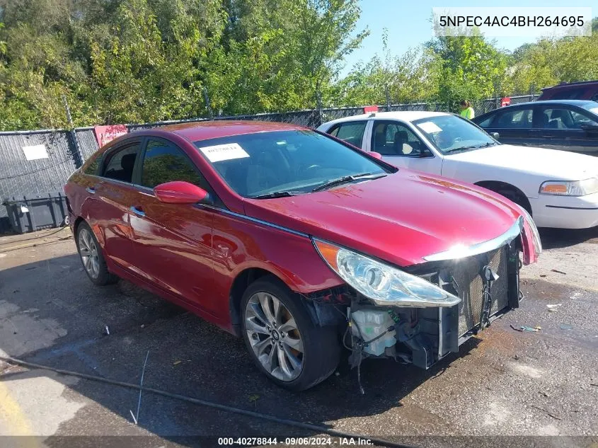 2011 Hyundai Sonata Se VIN: 5NPEC4AC4BH264695 Lot: 40278844