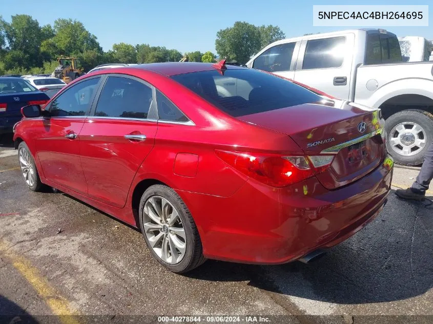 2011 Hyundai Sonata Se VIN: 5NPEC4AC4BH264695 Lot: 40278844