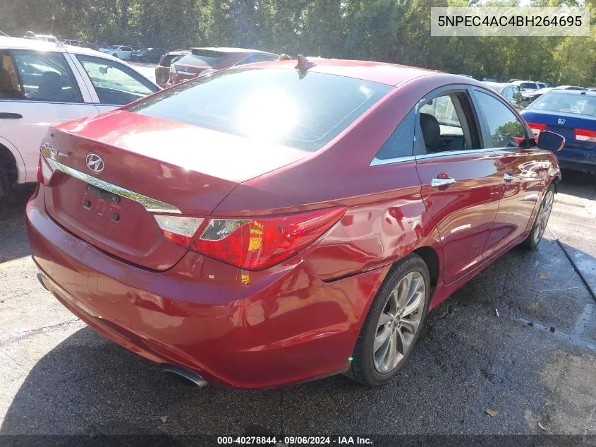 2011 Hyundai Sonata Se VIN: 5NPEC4AC4BH264695 Lot: 40278844