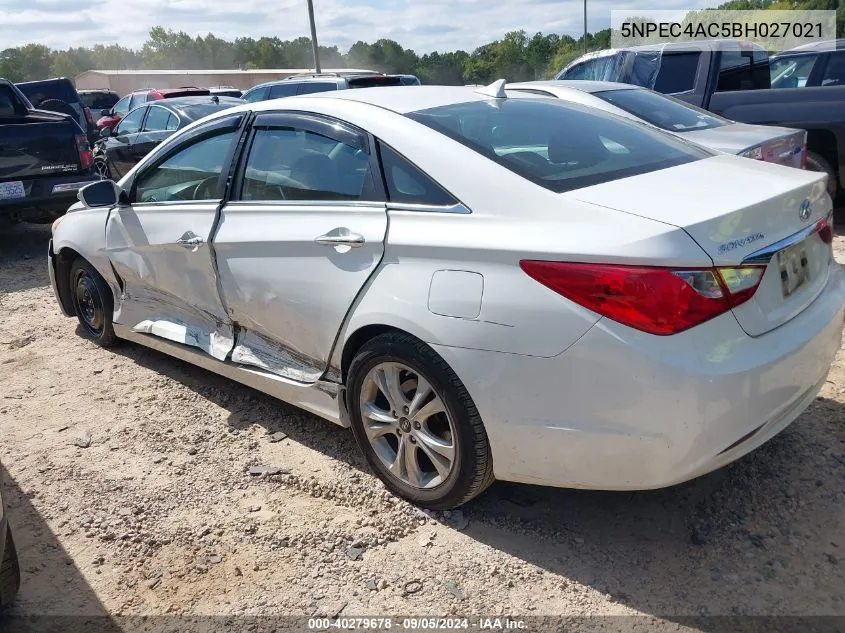 2011 Hyundai Sonata Limited VIN: 5NPEC4AC5BH027021 Lot: 40279678