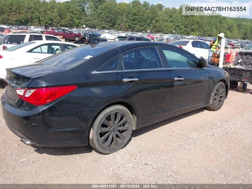 2011 Hyundai Sonata Se VIN: 5NPEC4AC7BH163554 Lot: 40311051