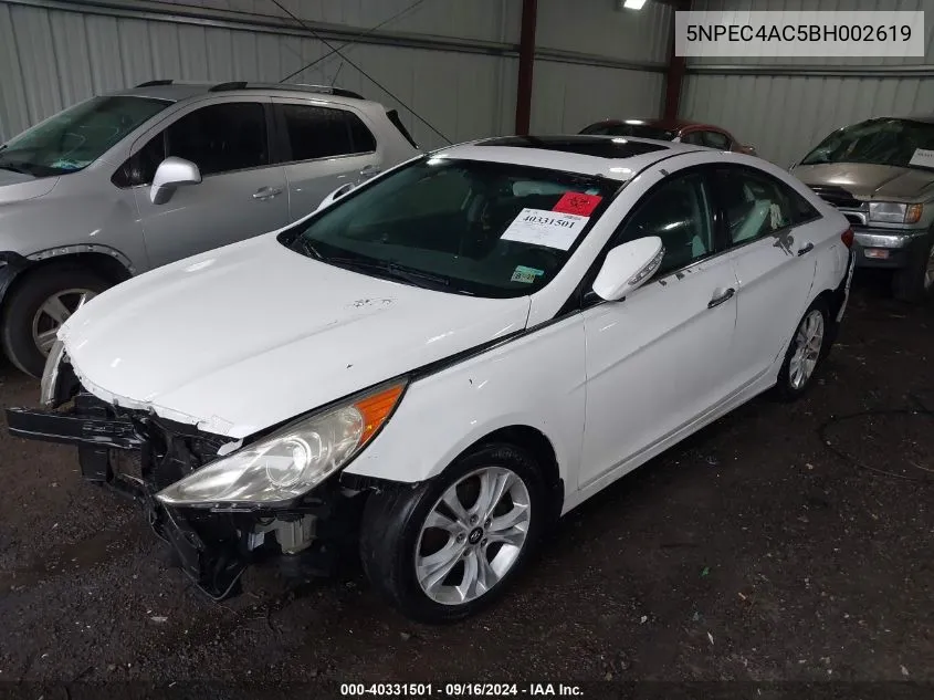 2011 Hyundai Sonata Limited VIN: 5NPEC4AC5BH002619 Lot: 40331501