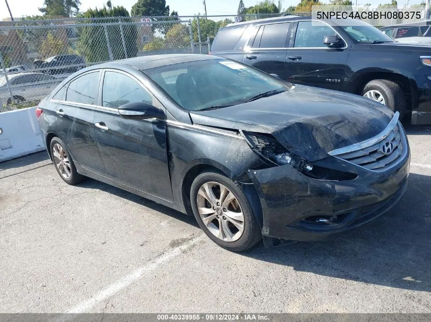 2011 Hyundai Sonata Limited VIN: 5NPEC4AC8BH080375 Lot: 40339955