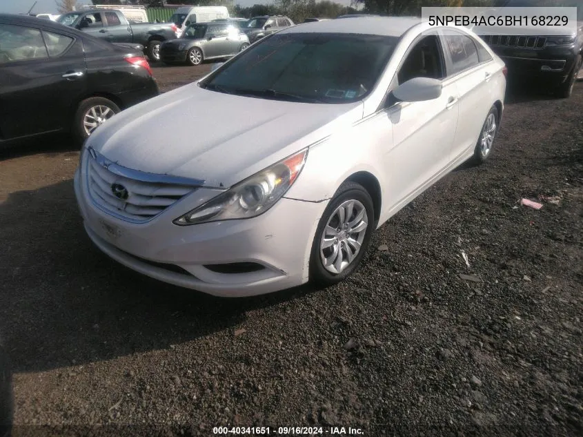 2011 Hyundai Sonata Gls VIN: 5NPEB4AC6BH168229 Lot: 40341651