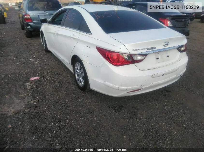 2011 Hyundai Sonata Gls VIN: 5NPEB4AC6BH168229 Lot: 40341651