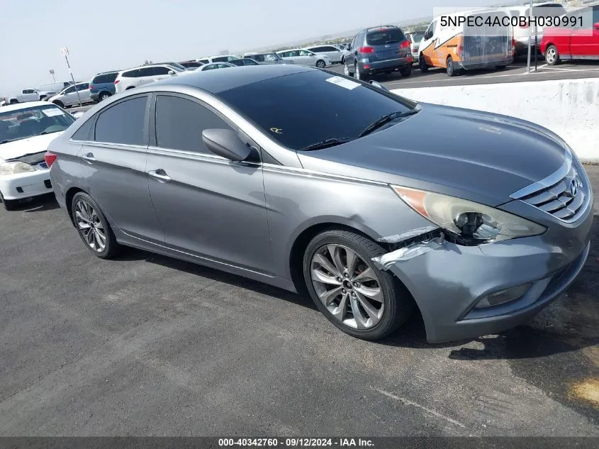 5NPEC4AC0BH030991 2011 Hyundai Sonata Se