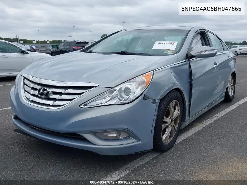 2011 Hyundai Sonata Limited/Se VIN: 5NPEC4AC6BH047665 Lot: 40347072