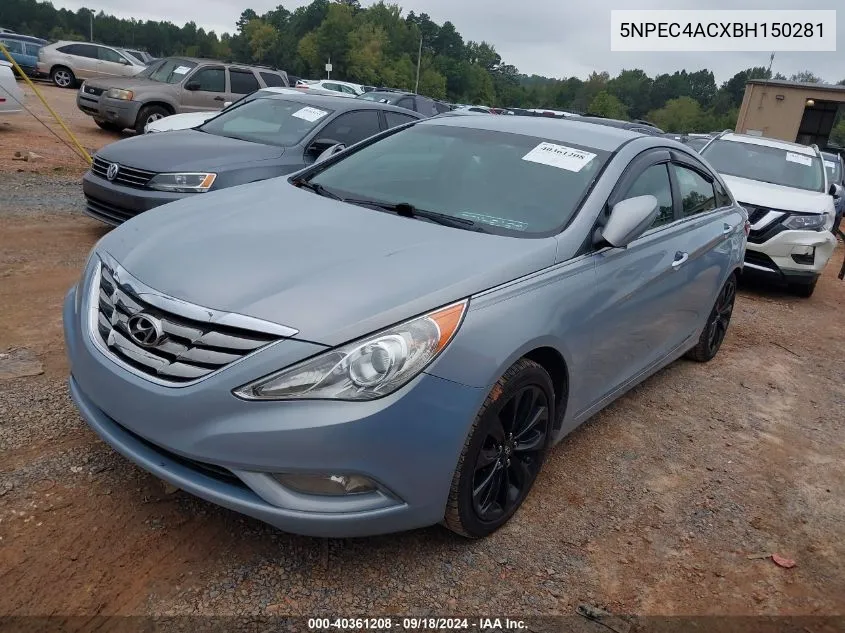 5NPEC4ACXBH150281 2011 Hyundai Sonata Se