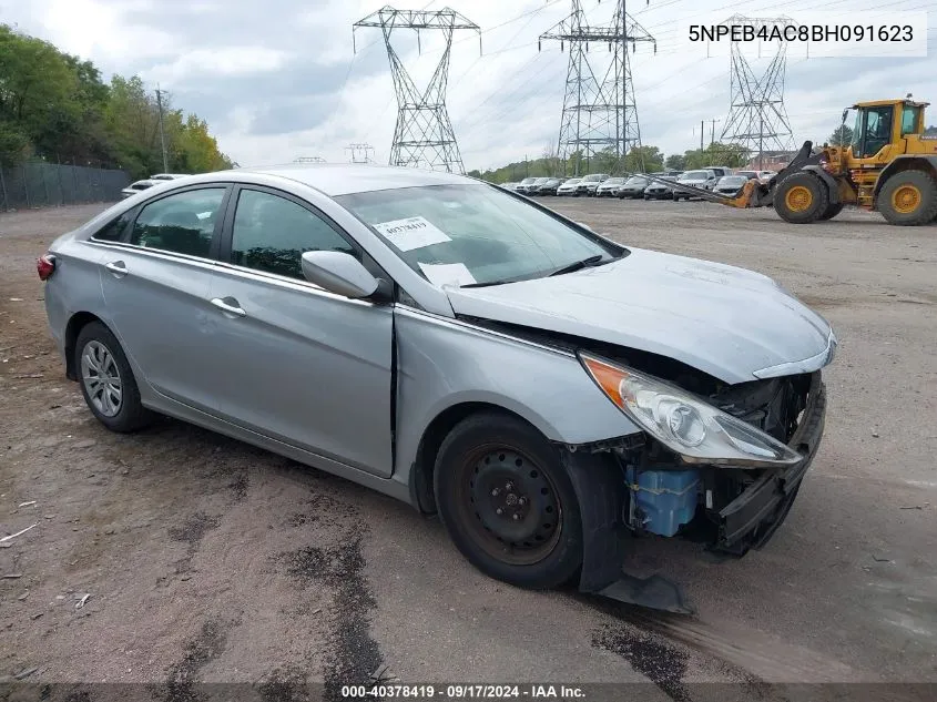 5NPEB4AC8BH091623 2011 Hyundai Sonata Gls