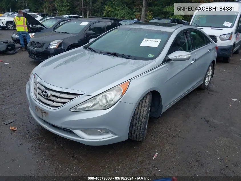 2011 Hyundai Sonata Limited VIN: 5NPEC4AC8BH184381 Lot: 40379808