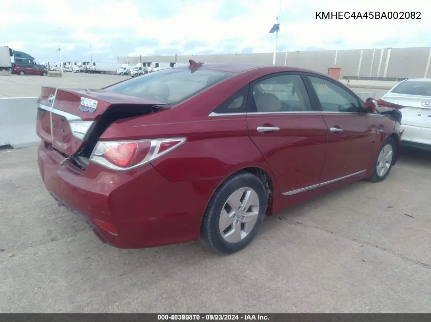 2011 Hyundai Sonata Hybrid VIN: KMHEC4A45BA002082 Lot: 40390870