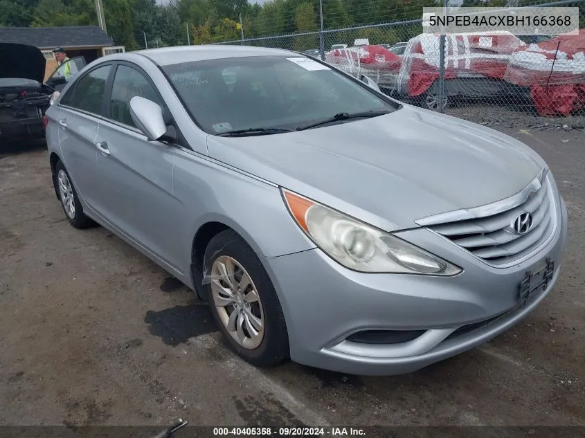 2011 Hyundai Sonata Gls VIN: 5NPEB4ACXBH166368 Lot: 40405358