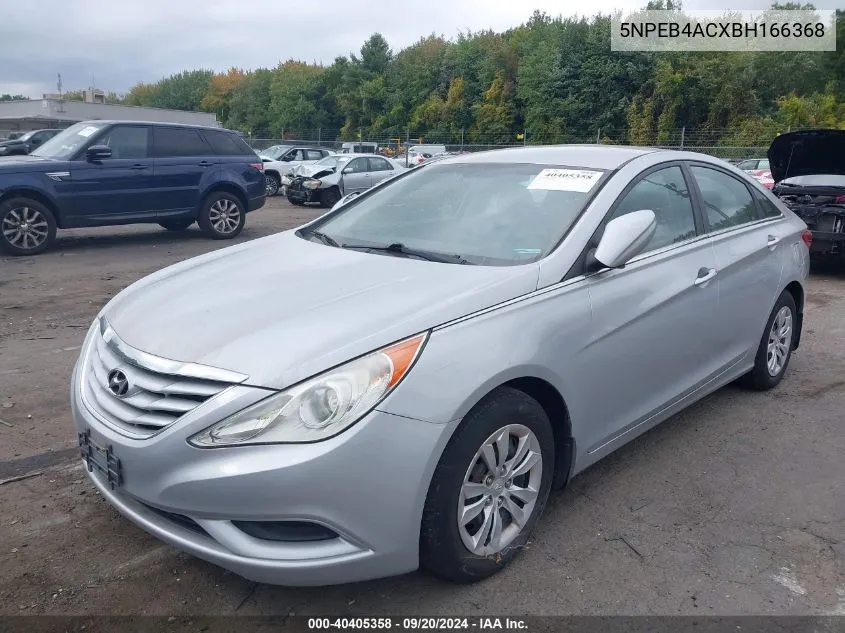 5NPEB4ACXBH166368 2011 Hyundai Sonata Gls